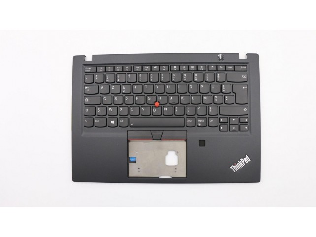 Lenovo C-Cover w/KB (French) BL  (Liteon) and FPR, Black w/