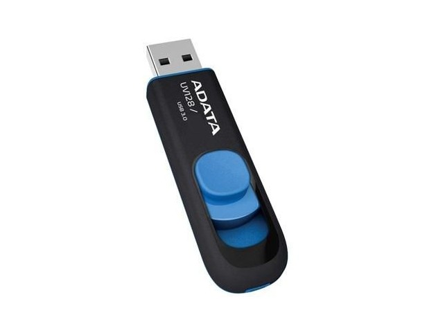 ADATA 32GB USB3.0  UV128 Black/Blue