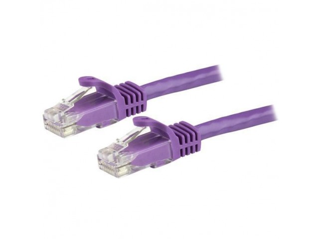 StarTech.com 1.5M Cat6 Ethernet Cable -  Purple Cat 6 Gigabit Ethernet