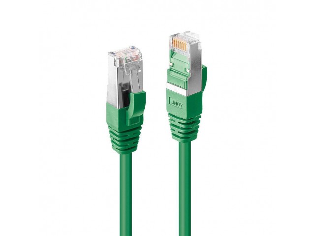 Lindy 7.5m Cat.6 S/FTP LSZH Network  Cable, Green