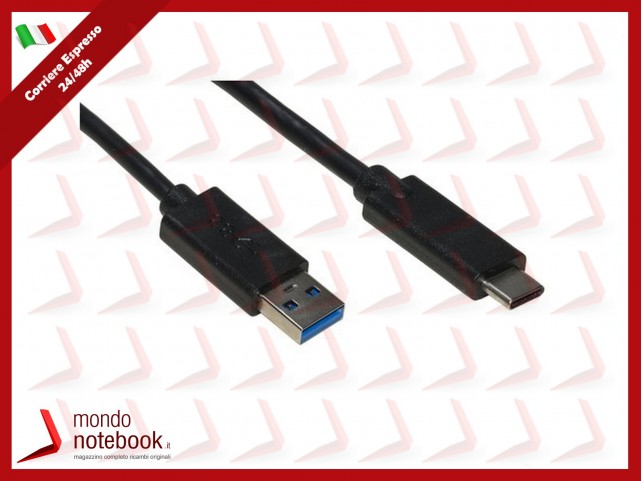 CAVO LINK USB 3.0 A-C M-M 1,80MT in RAME Colore NERO