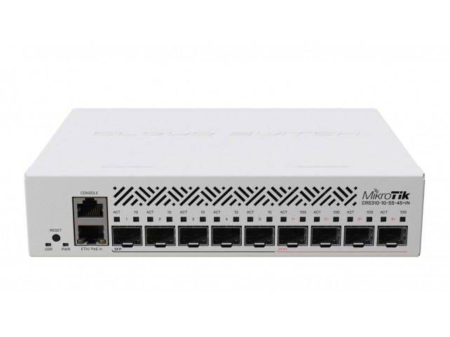 Cloud Router Switch  CRS310-1G-5S-4S+IN with 800