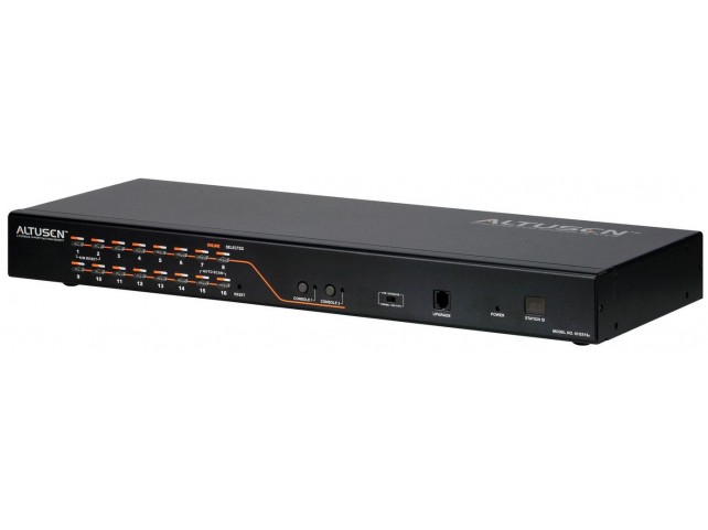 Aten 2-console 16-port Cat 5  High-Density KVM Switch