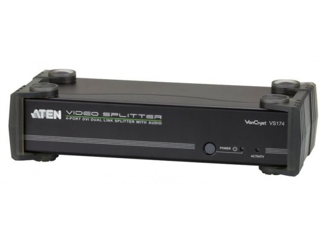 Aten 4-port DVI Dual Link  with audio Splitter & RS-232