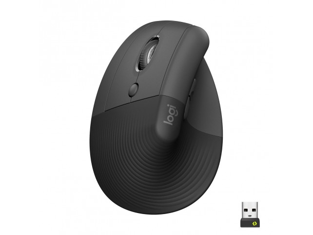 Logitech LIFT Left Vertical Ergonomic  Mouse - GRAPHITE / BLACK -