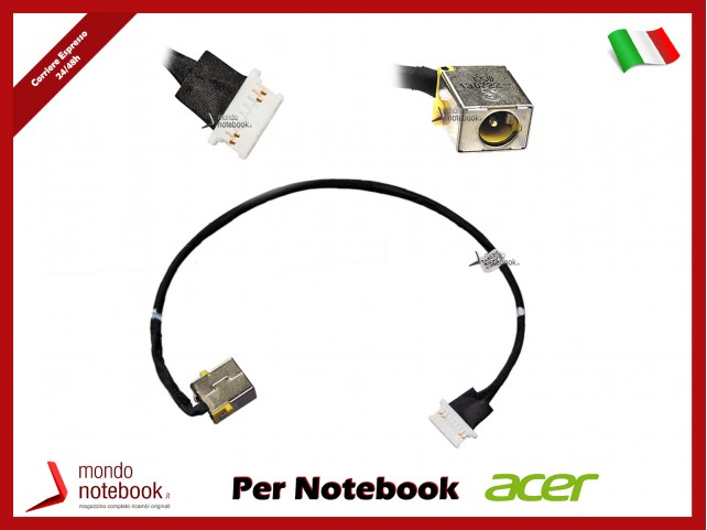 Connettore di Alimentazione DC Power Jack PJ849 ACER Aspire E1-522 EasyNote TE69KB