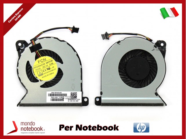 Ventola Fan CPU HP ProBook 440 445 450 455 470 G2 - 767433-001