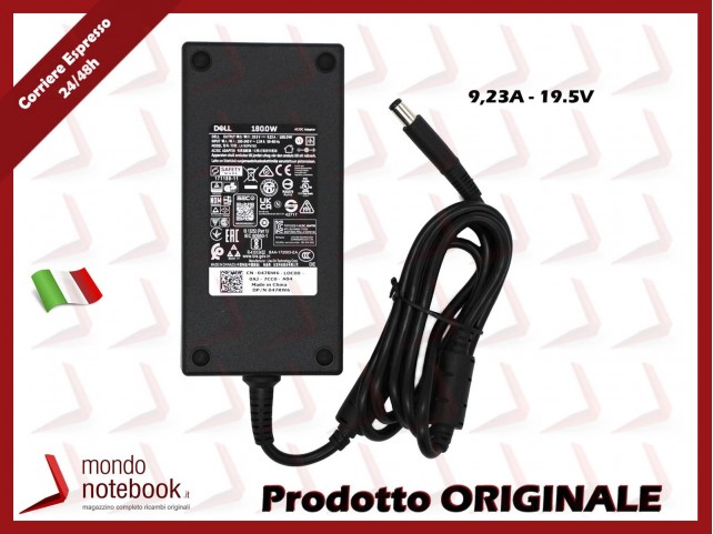 Alimentatore Originale DELL 180W 19.5V 9,23A (7,4mm x 5mm) 47RW6