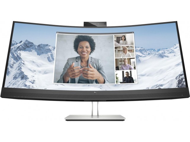 HP E34m G4 34inch WQHD Curved  Display 3440x1440 Webcam HDMI