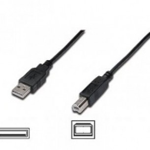 CAVO STAMPANTE SCANNER IGLOO CAVO USB 2.0, USB A M - USB B M, NERO, 1,8M