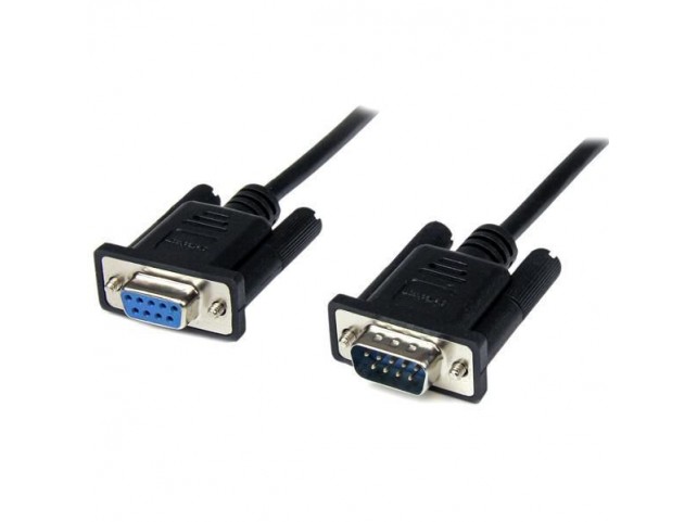 StarTech.com 2M BLACK DB9  MODEM CABLE  2m Black DB9 RS232 Serial