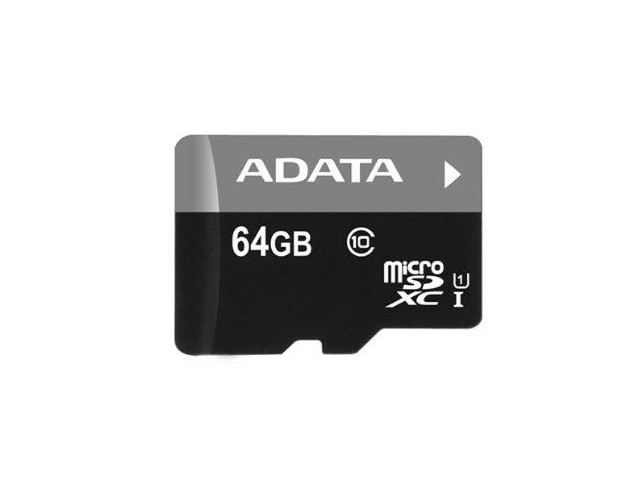ADATA 64GB MicroSDHC CLASS10  with 1 adaptor