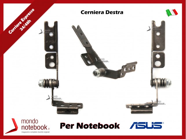 Cerniera Hinge ASUS EeePC 1005H 1005HA 1001PX (DESTRA)