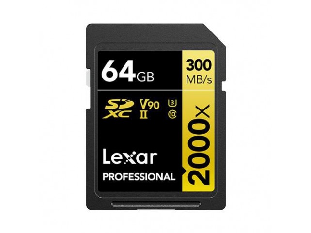 Lexar Professional 2000X 64 Gb Sdhc  Uhs-Ii Class 10