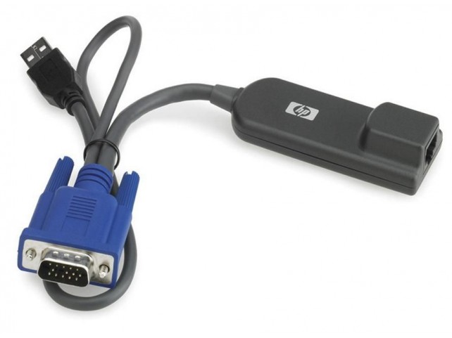 Hewlett Packard Enterprise ADPTR,ITFC,KVM,USB,1PK  USB KVM Console Interface