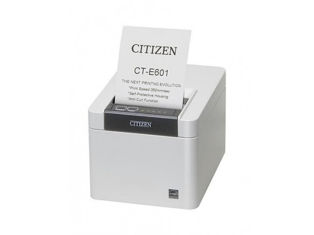 Citizen CT-E601 Printer, USB with  Optional Interface Card Slot,