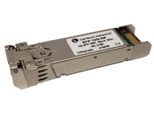 Cambium Networks 10G SFP+ MMF SR Transceiver,  850nm.  -40C to 85C