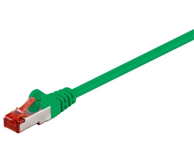 MicroConnect S/FTP CAT6 2m Green LSZH  PiMF (Pairs in metal foil)
