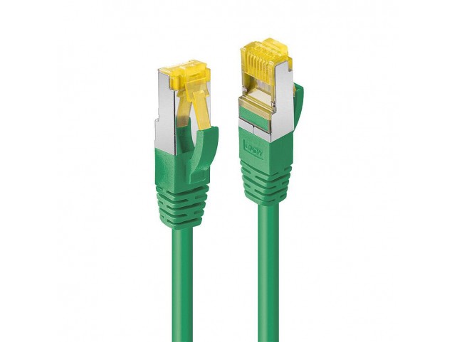 Lindy 0.3m RJ45 S/FTP LSZH Network  Cable, Green