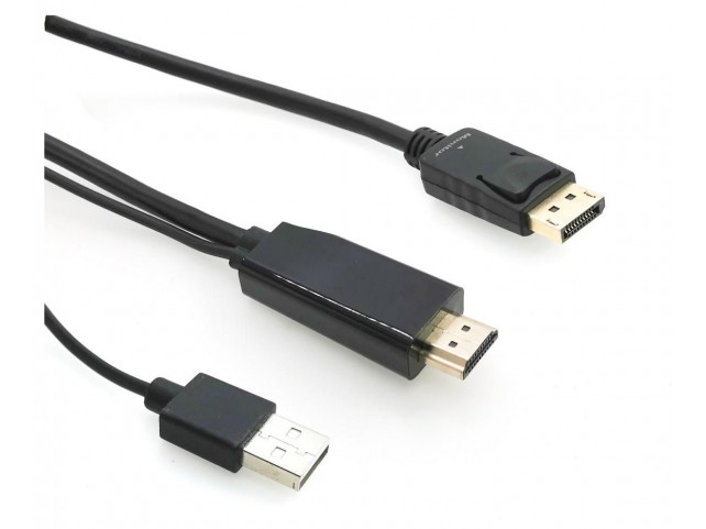 MicroConnect HDMI to DisplayPort Converter  Cable, Converts HDMI to DP,