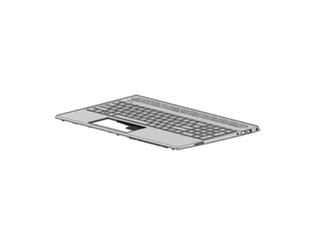HP Top Cover with KB INTL  L24752-B31, Housing base +