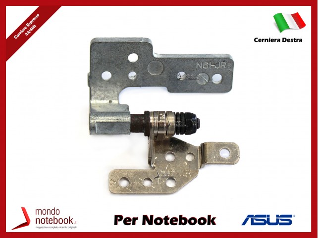 Cerniera Hinge ASUS N61 N61J N61V N61W X64J X64V Pro64J Pro64V (DESTRA)