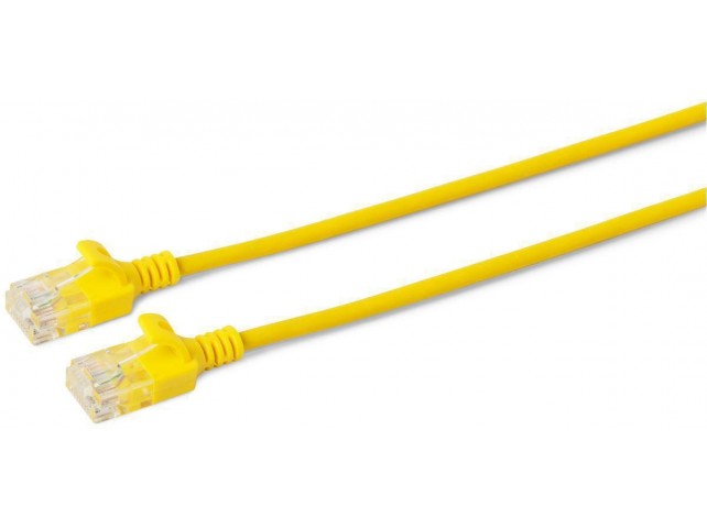 MicroConnect U/UTP CAT6 5M Yellow Slim,  Unshielded Network Cable,