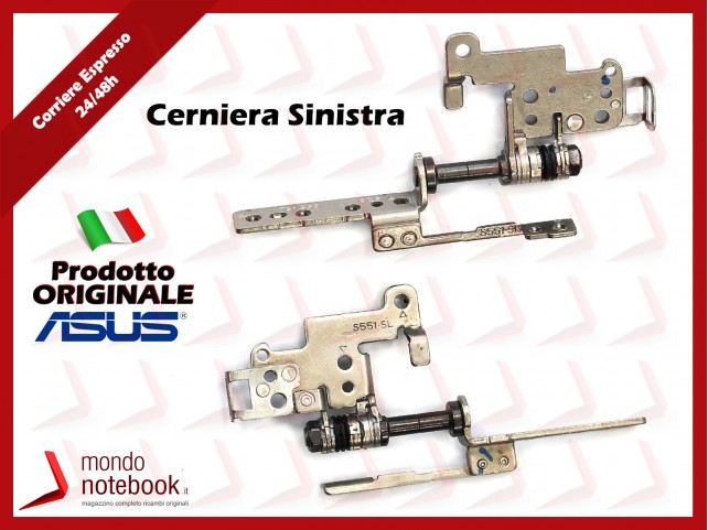 Cerniera Hinge ASUS S551LN R553LN K551LN A551LN S551LA (Sinistra)