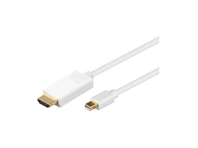 MicroConnect 4K Mini Displayport to HDMI  Cable 0.5m incl. audio