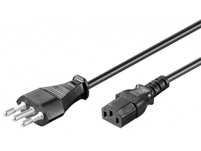MicroConnect Y3-10/ST3 H05VV-F 3x0.75mm2  length 1m color black