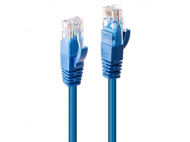 Lindy 2M Cat.6 U/Utp Cable, Blue  