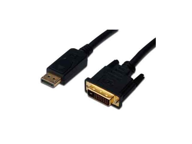 Digitus DisplayPort adapter cable, DP  - DVI (24+1) M/M, 2.0m,