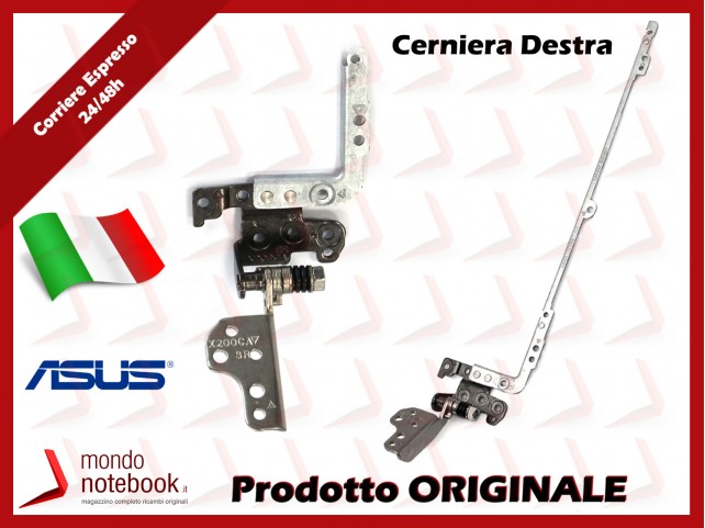 Cerniera Hinge ASUS X200CA (F200CA R200CA) X200MA (F200MA) (DESTRA)