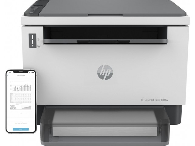 HP Laserjet Tank Mfp 1604W  Printer, Black And White,
