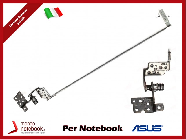 Cerniera Hinge ASUS X550 X550JK X550LD X550CA (DESTRA) Versione No Touch