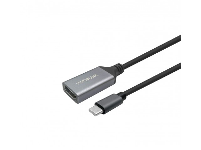 Vivolink HDMI female to USB-C  Cable  1m Black