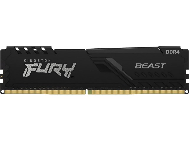 Kingston FURY Beast 8GB 2666MHz DDR4 CL16 Memoria Gaming Kit per Computer Fissi Modulo Singolo KF426
