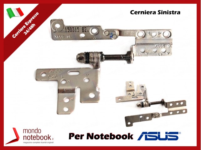 Cerniera Hinge ASUS X555 X555LD-1B (Sinistra) (Versione 1)