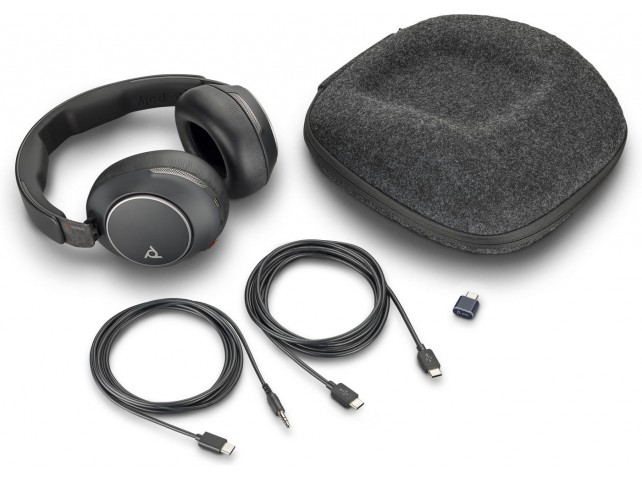 HP Voyager Surround 80 UC USB-C  Headset +USB-C/A Adapter