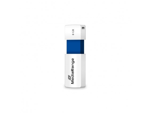MediaRange USB-Stick 8GB USB 2.0 Slider  blue