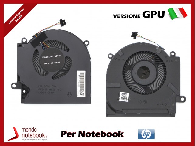 Ventola Fan GPU HP OMEN 15-EK 15-EN (5V) VGA