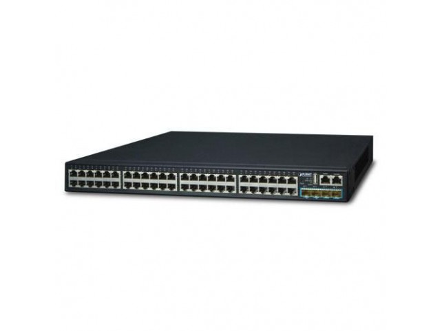 Planet Layer 3 48-Port 10/100/1000T  + 4-Port 10G SFP+ Stackable