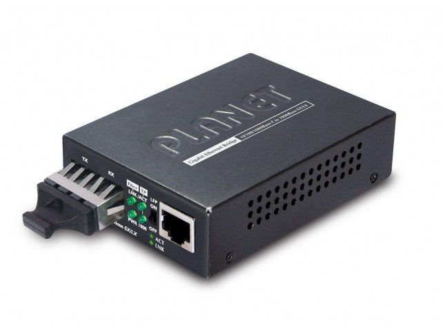 1000Base-T to 1000Base-SX SC  Media Converter