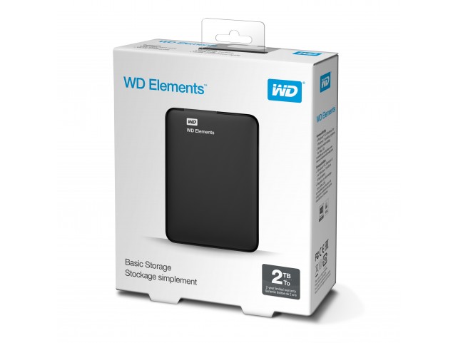 HD WD USB 3.0 2TB 2.5'' ELEMENT - Nero - WDBU6Y0020BBK-WESN
