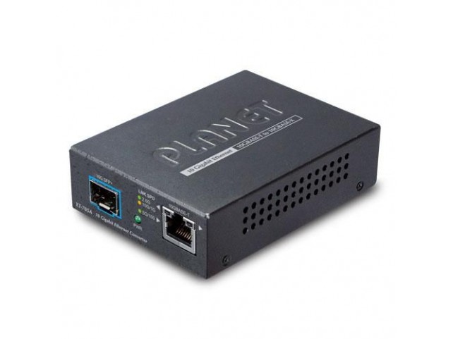 Planet 10G/5G/2.5G/1G/100M Copper  to 10GBASE-X SFP+ Media Conver