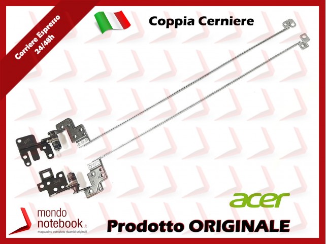 Cerniere Hinges ACER Aspire E15 E5-523 E5-553 E5-575 F5-573 (COPPIA)