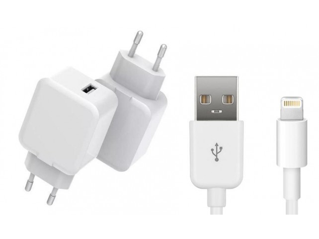 CoreParts USB Charger for iPhone & iPad  12W 5V 2.4A Output: Single