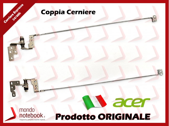 Cerniere Hinges ACER Travelmate 5735 5740 5741 5742 (COPPIA)