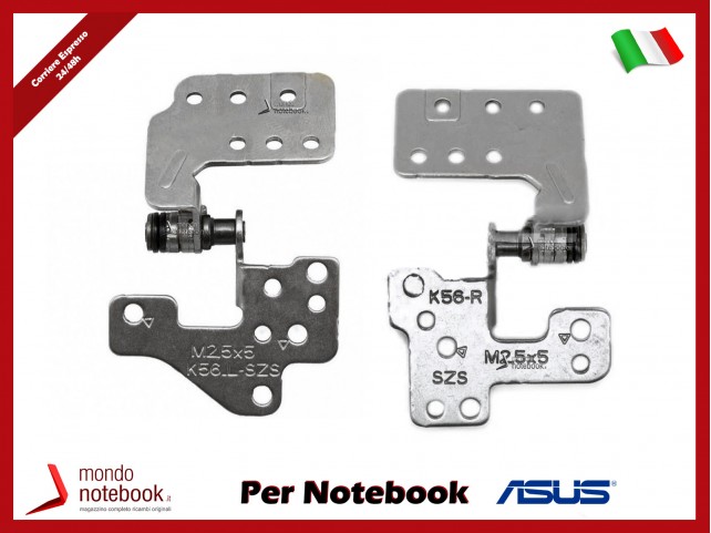 Cerniere Hinges ASUS K56CM K56CA K56CB (COPPIA)