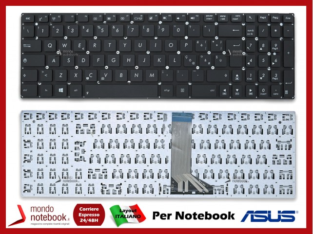 Tastiera Notebook ASUS X551 X551C X551CA (SENZA FRAME) (FLAT CORTO)